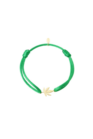 Bracelet Satin Canal Bliss - Couleur Or Vert h5 
