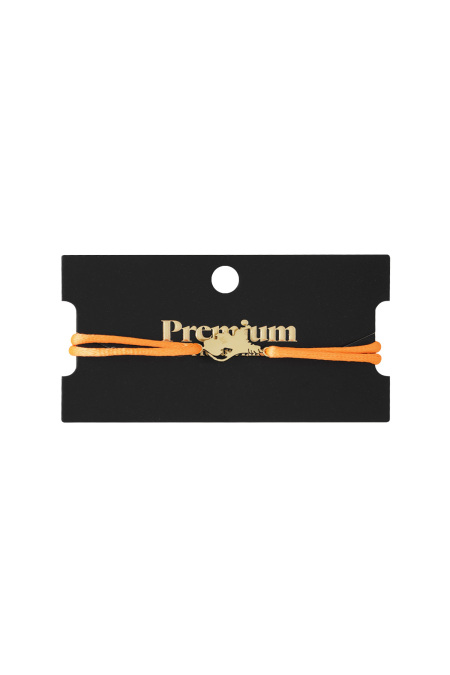 Bracelet satin Dutchie - orangé 2