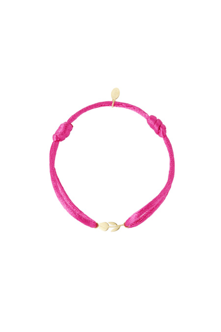 Bracelet satin tulipe