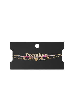 Bracelet Breloques Roses h5 Image2