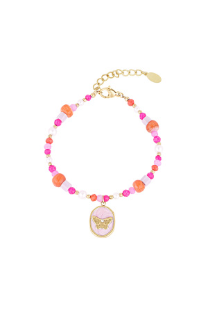 Bracelet Papillon Coloré h5 