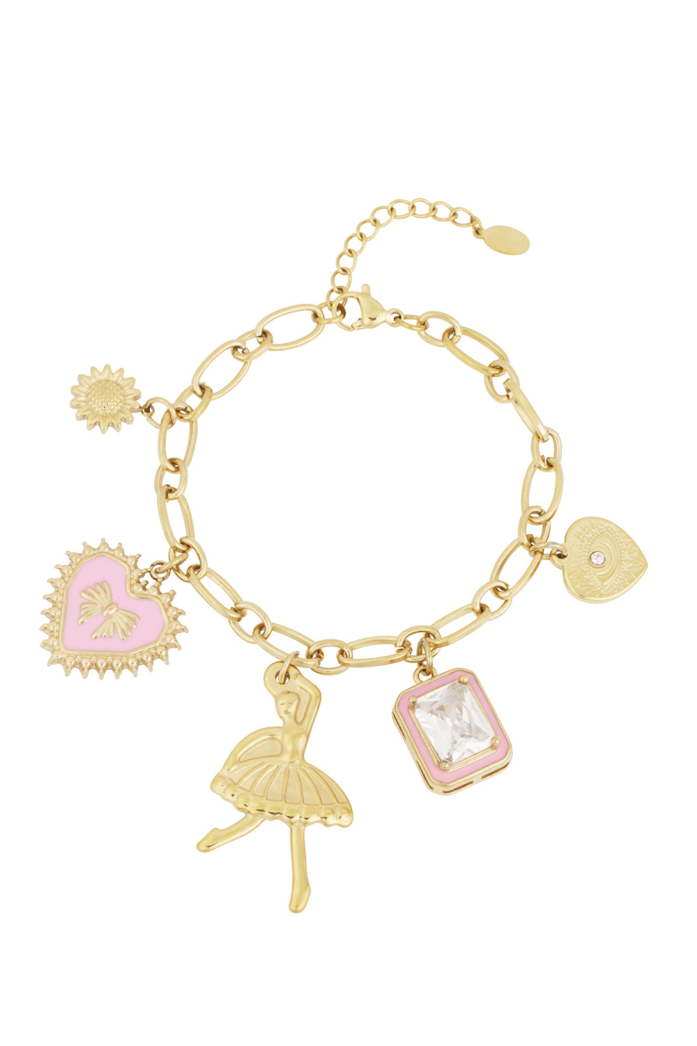 Bracelet À Breloques Danseuse Colorée 