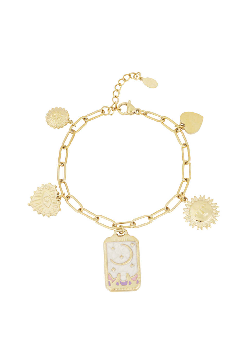 Bracelet À Breloques Lune Magique