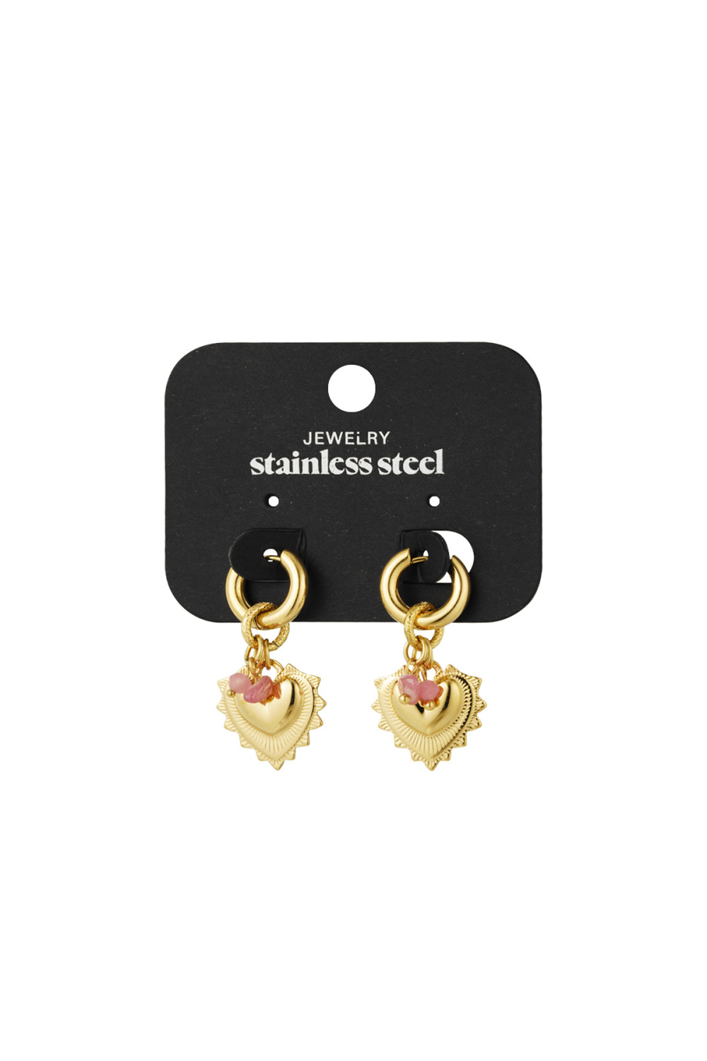 Boucles D'oreilles Coeur Audacieux Image2