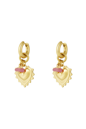 Boucles D'oreilles Coeur Audacieux h5 