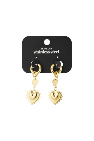 Boucles D'oreilles Coeur Lumineux h5 Image2