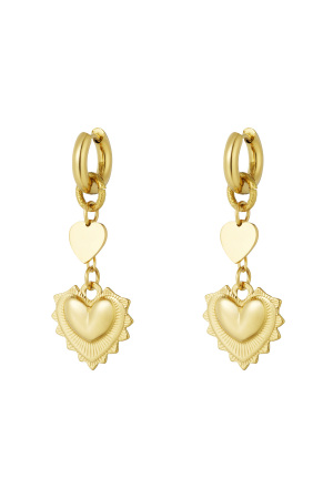 Boucles D'oreilles Coeur Lumineux h5 