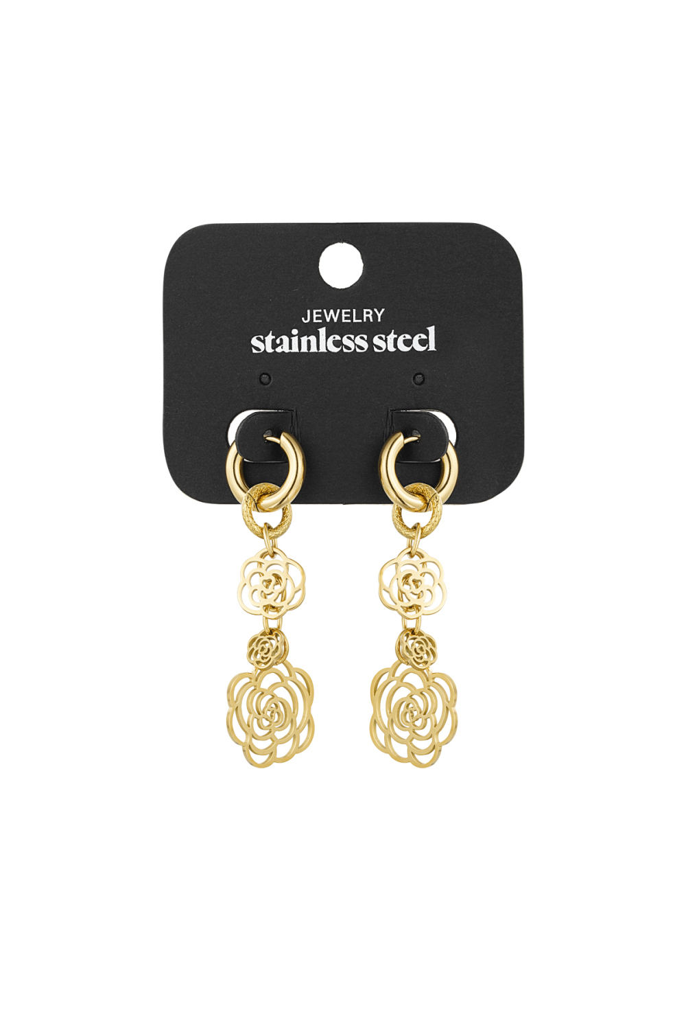 Boucles D'oreilles Rose Chérie Image3