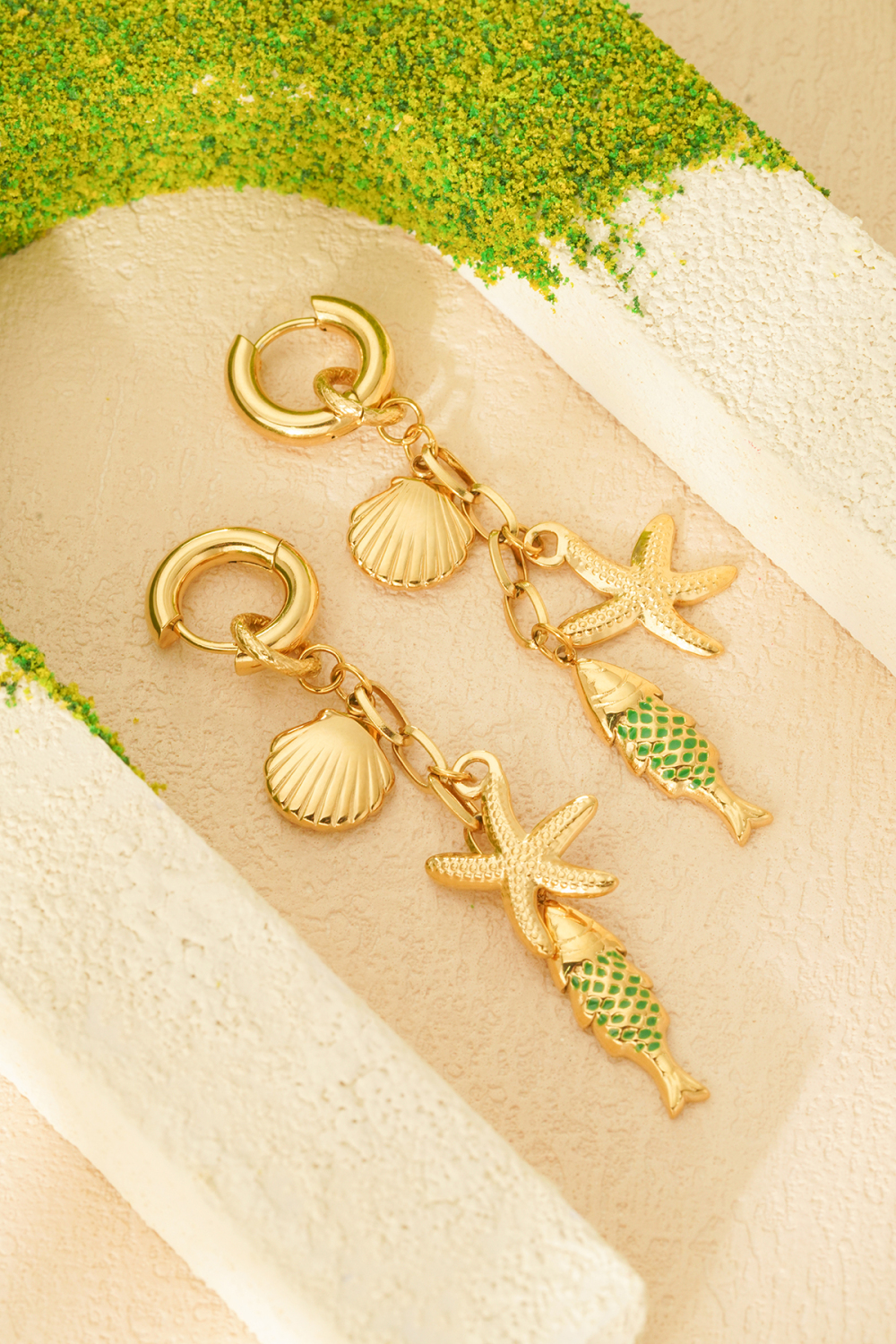 Boucles D'oreilles Monde Marin Image5