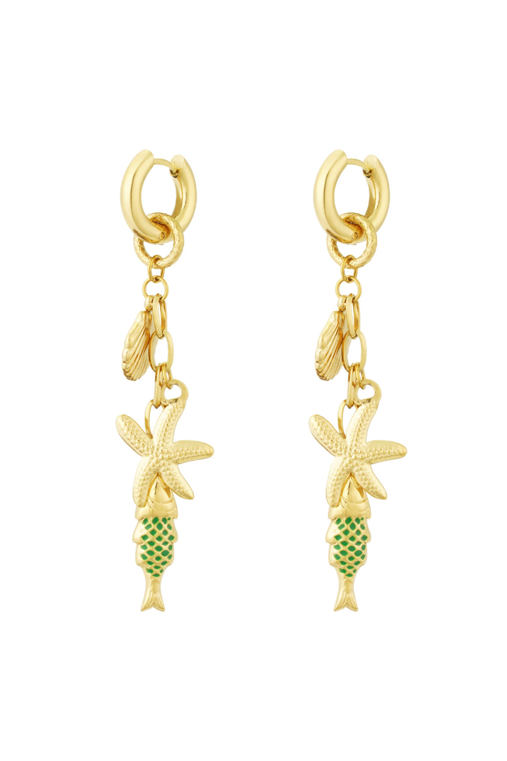 Boucles D'oreilles Monde Marin