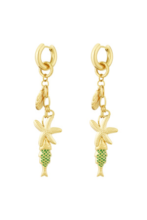 Boucles D'oreilles Monde Marin h5