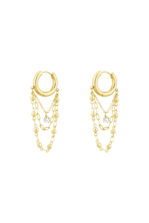Boucles D'oreilles Enchaînées h5 