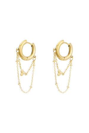 Boucles D'oreilles Enchaînées h5 