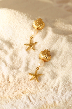 Boucles D'oreilles Vie Marine h5 Image4