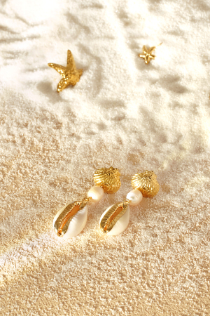 Boucles D'oreilles Coquillage Été h5 Image4