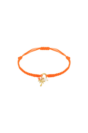 Bracelet Palm Paradise - Couleur Orange Et Or h5 