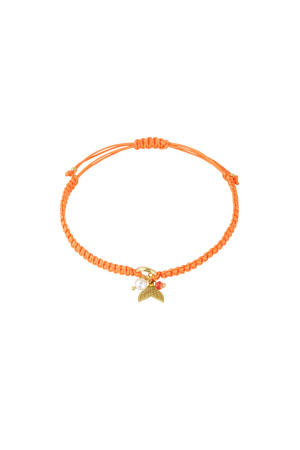 Bracelet Sirène Merveille - Couleur Orange Et Or h5 