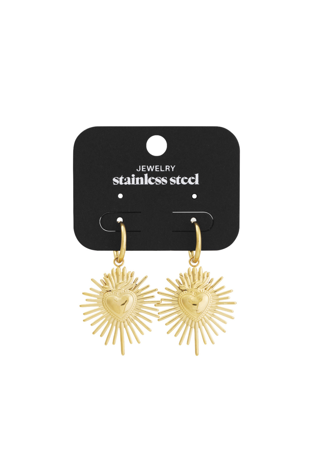 Boucles D'oreilles Coeur Milagros h5Image3