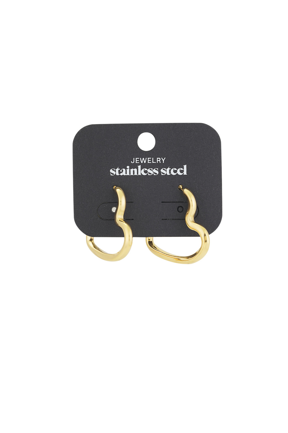 Boucles D'oreilles Coeur Ouvert Image4