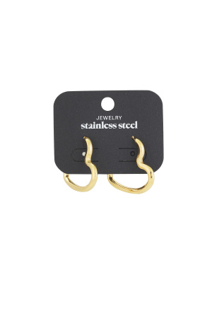 Boucles D'oreilles Coeur Ouvert h5 Image4