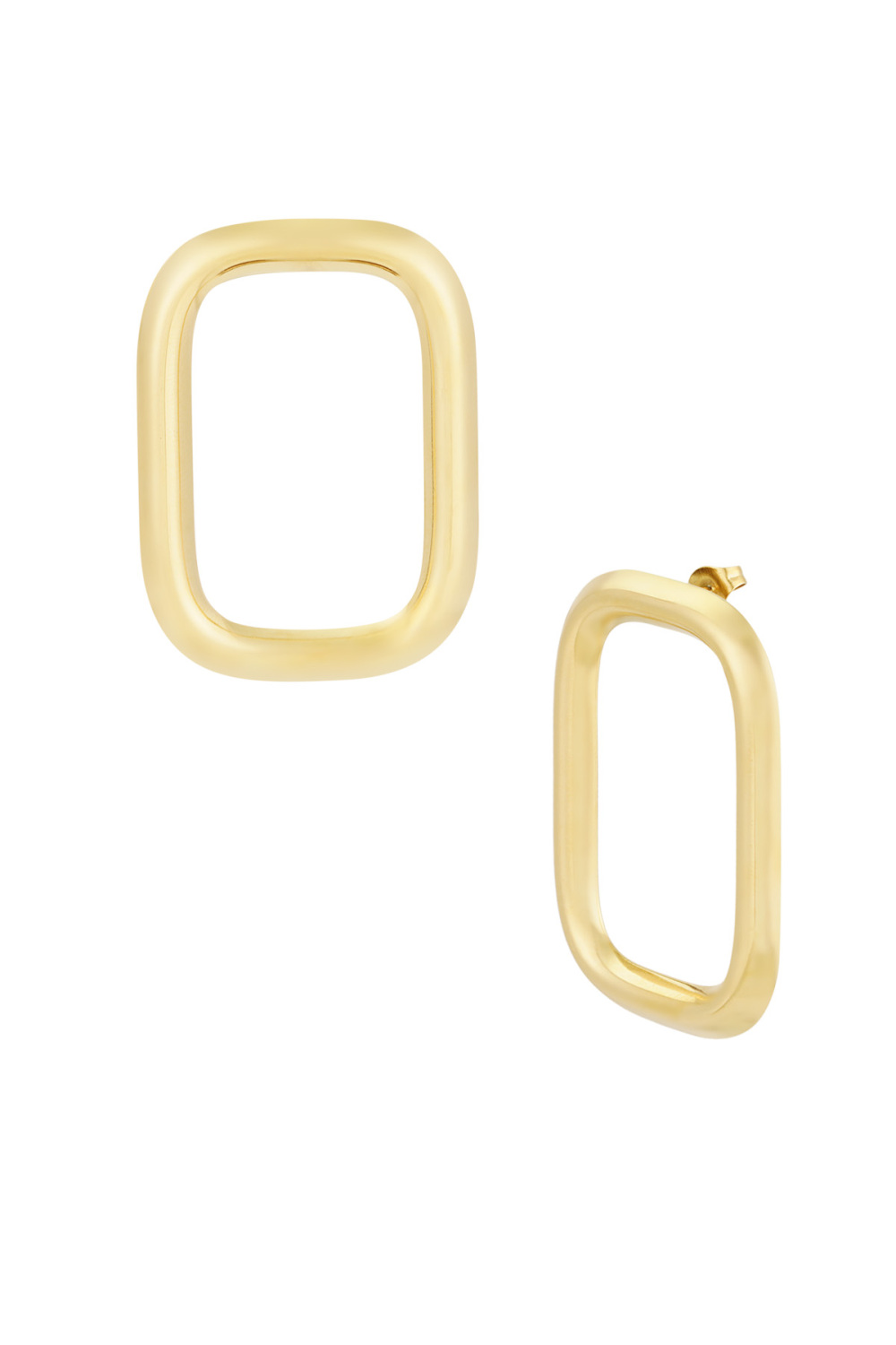 Boucles D'oreilles Pendantes Rectangle 