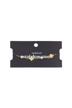 Bracelet Perle Et Trèfle h5 Image3