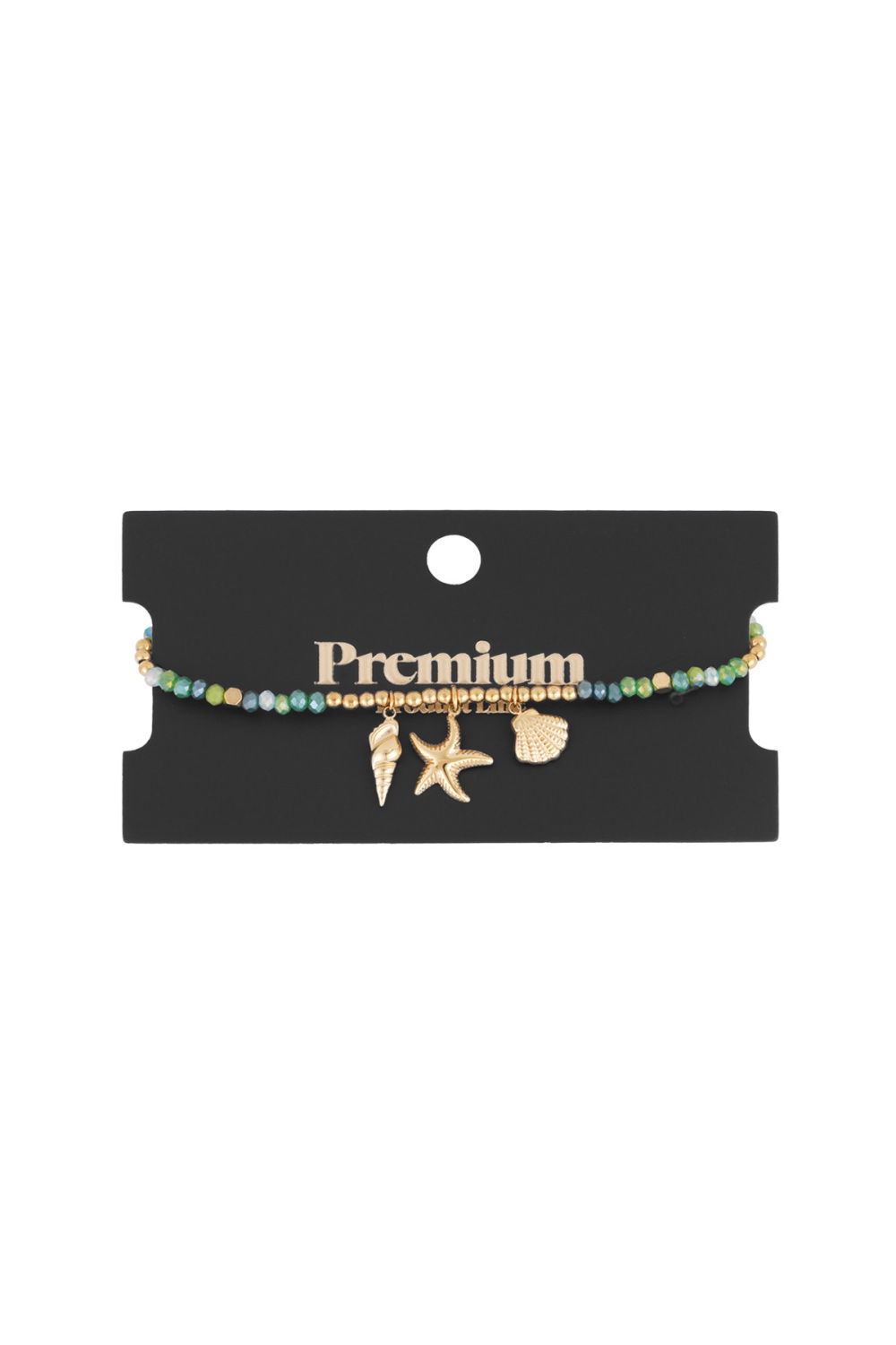 Bracelet Coquillage Rêve - Couleur Or Vert Image2