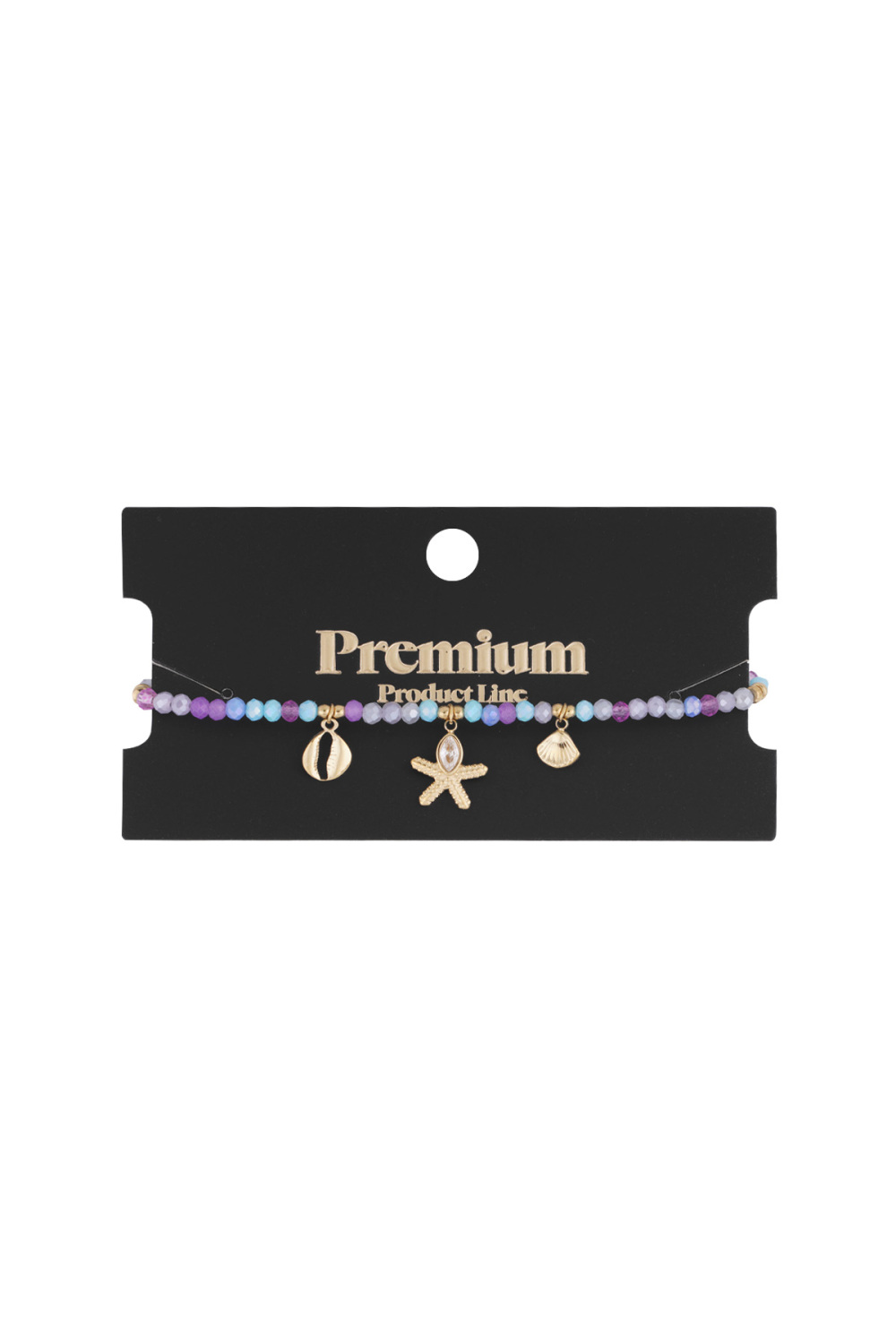 Bracelet Jour De Plage - Bleu Couleur Or Image4