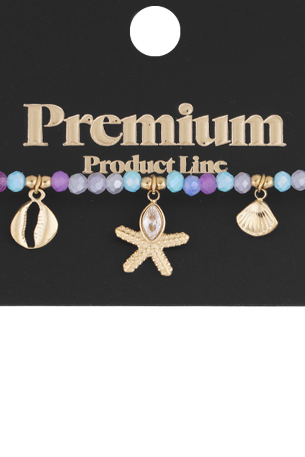 Bracelet Jour De Plage - Bleu Couleur Or Image3