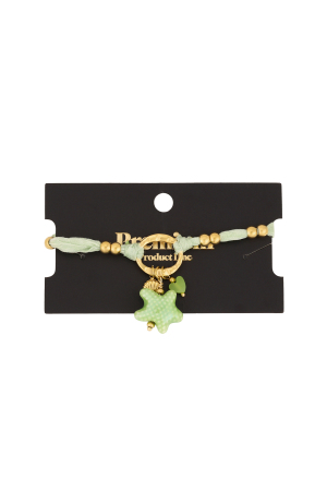 Bracelet Étoilé - Couleur Vert Et Or h5 Image3