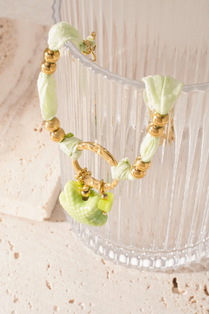 Bracelet Étoilé - Couleur Vert Et Or h5 Image4