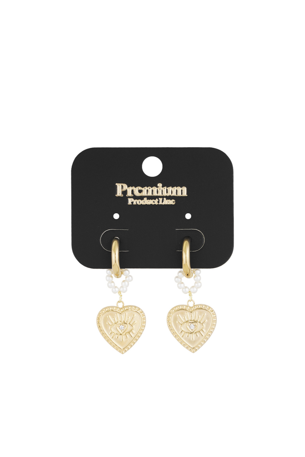 Boucles D'oreilles Coeurs Charmantes h5Image2