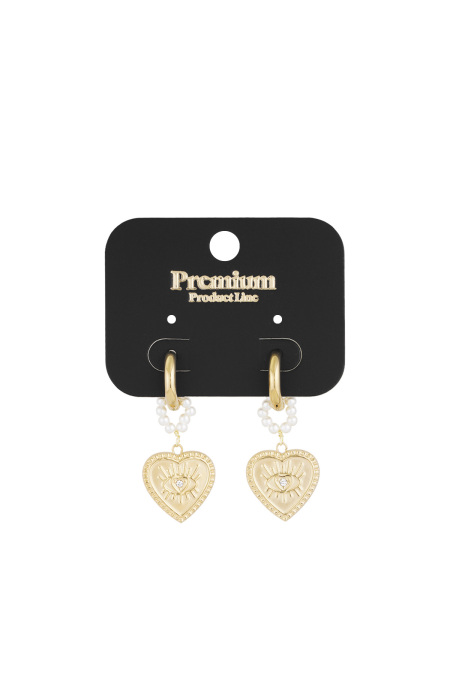 boucles d'oreilles coeurs charmantes 2