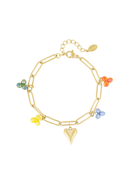 bracelet à breloques amour primaire