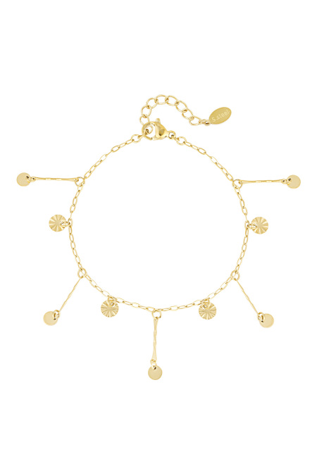 bracelet pièce de monnaie pour toute la journée