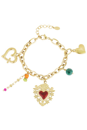 Bracelet À Breloques Coeur Milagros h5
