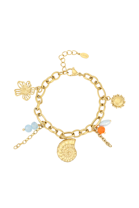 bracelet soleil doré
