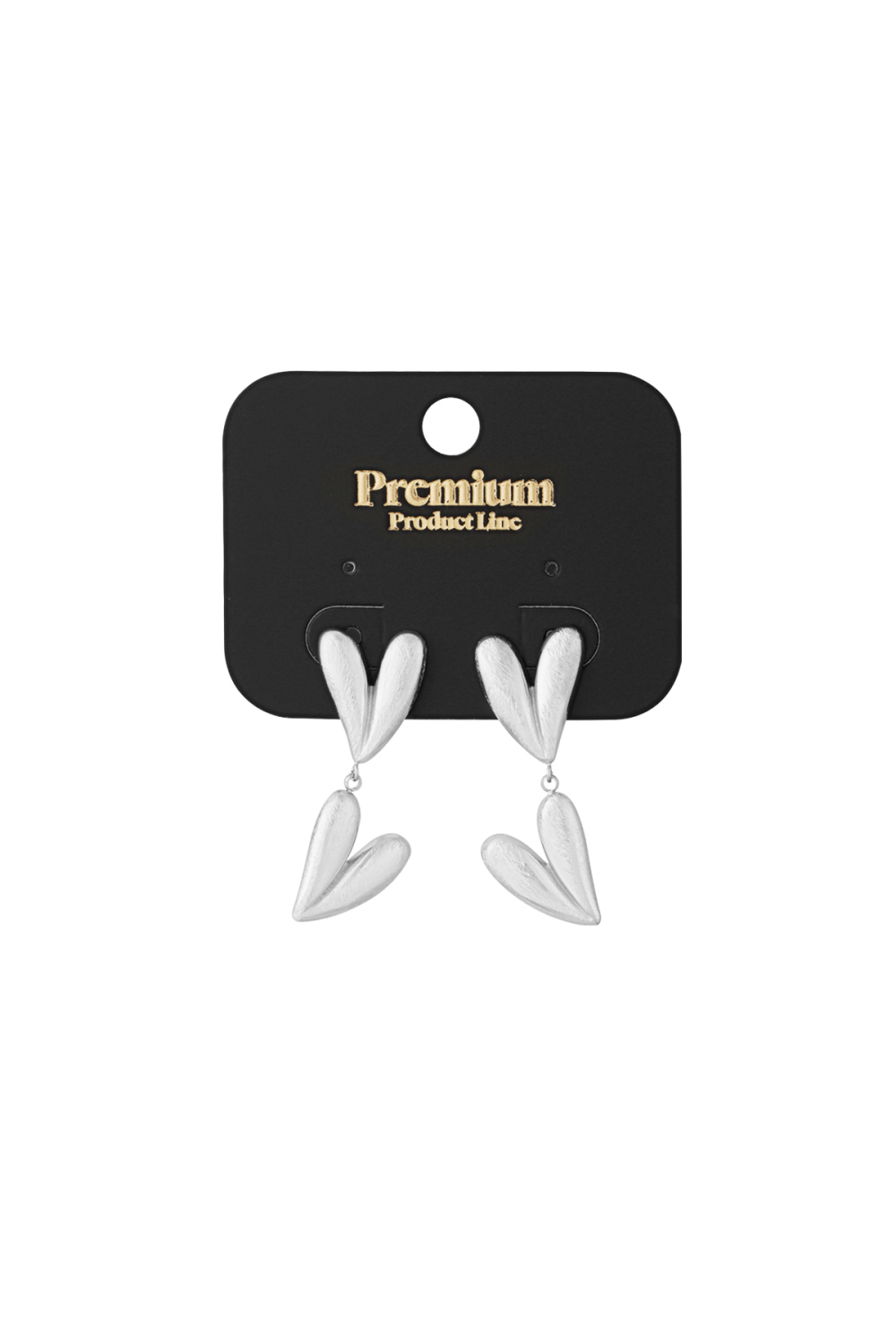 Boucles D'oreilles Double Cœur Image6