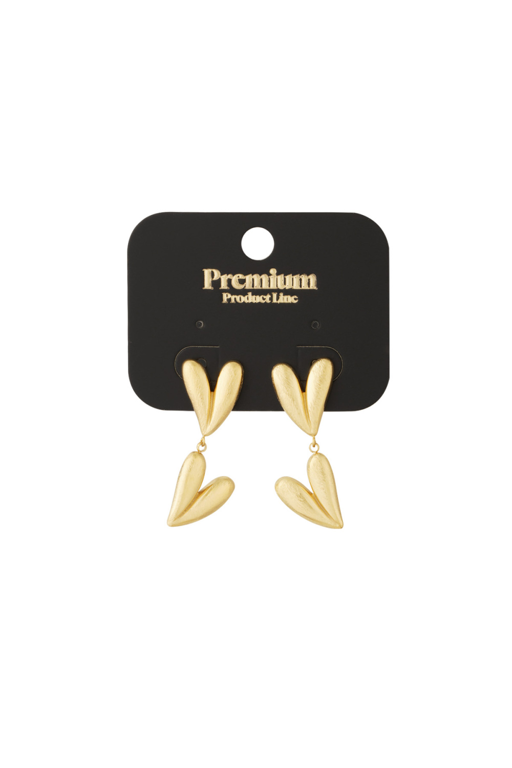 Boucles D'oreilles Double Cœur Image3