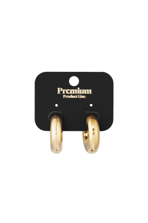 Boucles D'Oreilles Créoles Cercle Casual Daily Simple Series Bijoux Pour Femmes h5 Image4