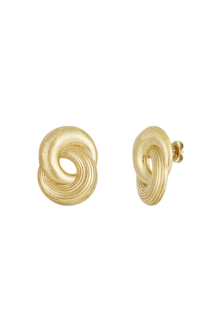 boucles d'oreilles infinity twist