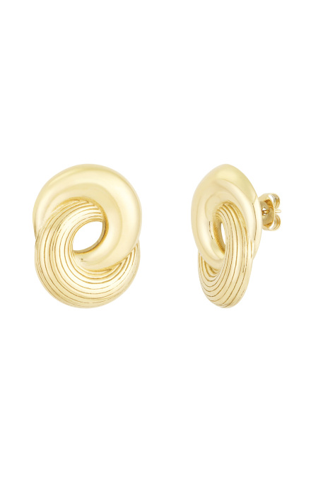 boucles d'oreilles fusion cercle