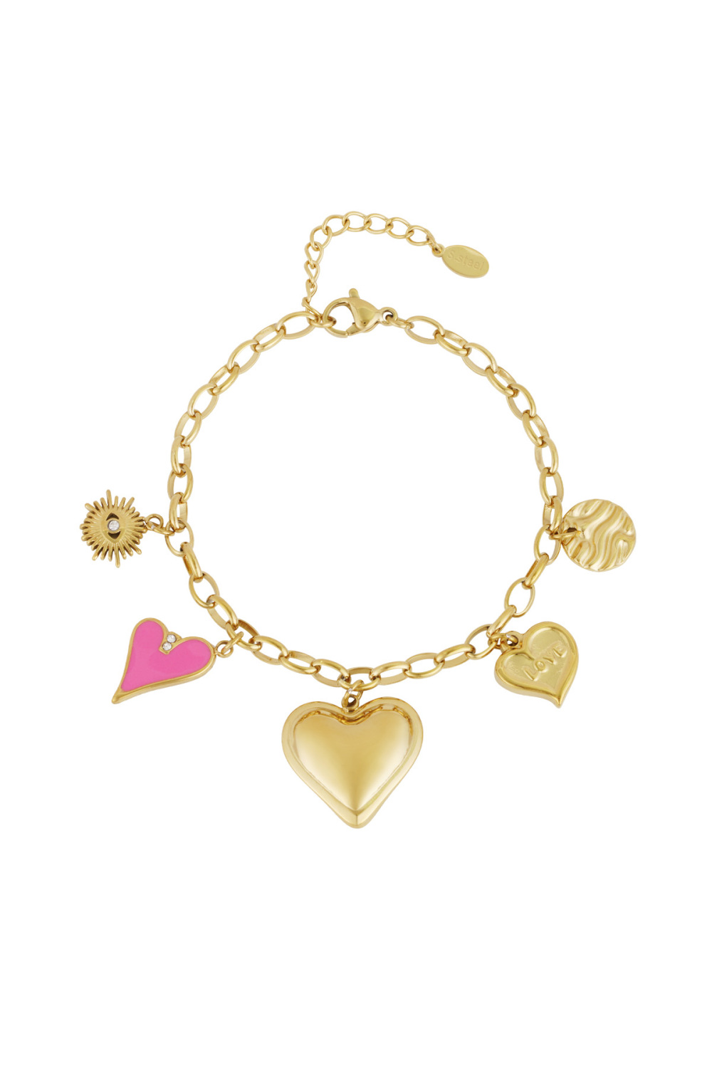 Le Bracelet À Breloques D'amour 
