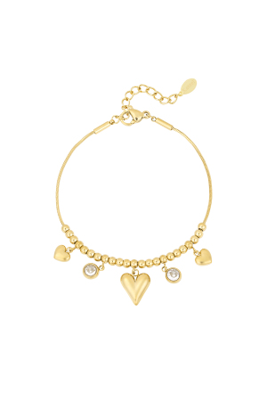 Bracelet Coeur Brillant h5 
