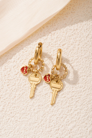 Boucles D'oreilles Clé De L'amour h5 Image5