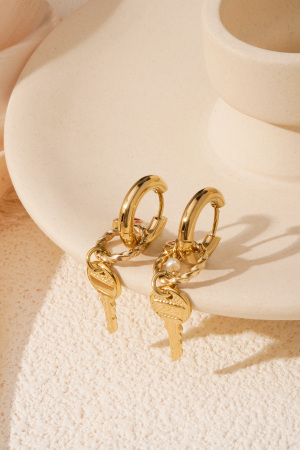Boucles D'oreilles Clé De L'amour h5 Image4