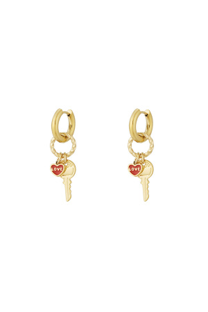 Boucles D'oreilles Clé De L'amour h5 