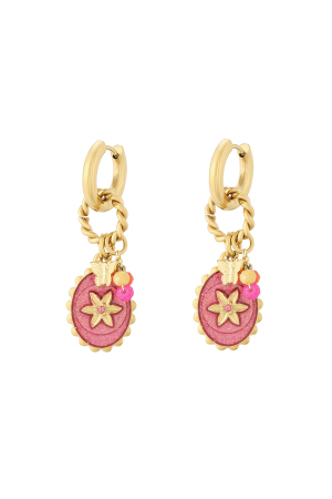 Boucles D'oreilles Stardust Roses h5 