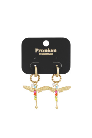Boucles D'oreilles Libellule h5 Image3