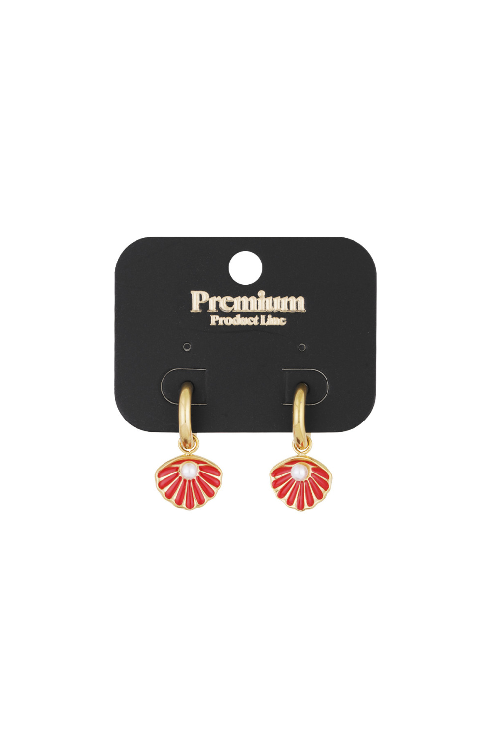 Boucles D'oreilles Coquillages Dorés h5Image3